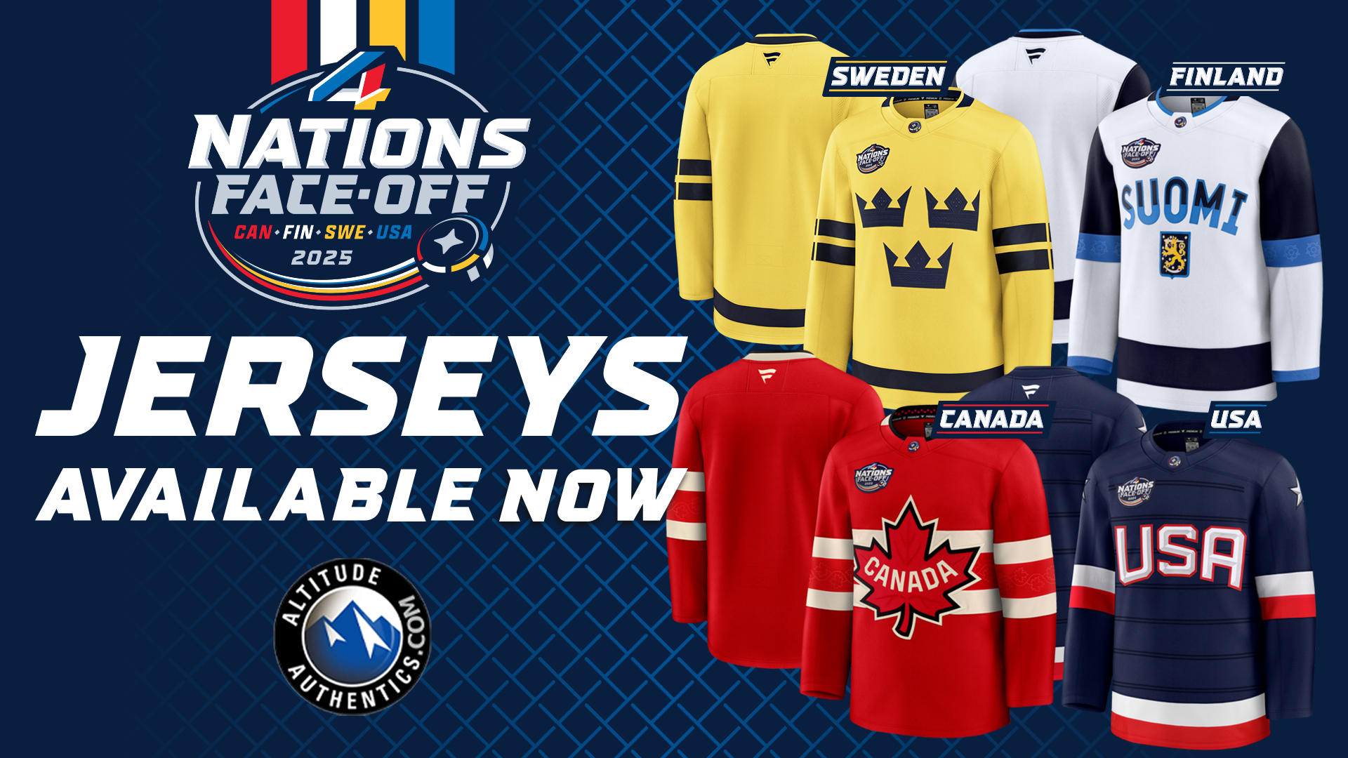 4 Nations Jerseys